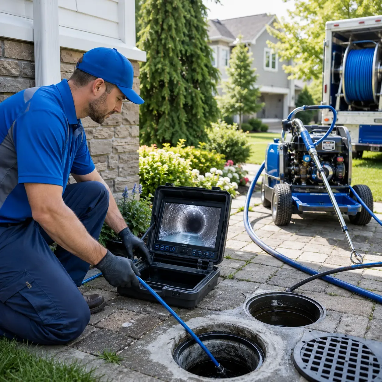 Outdoor drain cleaning professionals serving Boothbay, ME